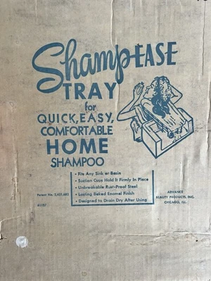 ShampEASE Bandeja Vintage Fregadero Lavado de Cabello Hogar Champú Se Adapta a Cualquier Fregadero Foto 1 de 4
