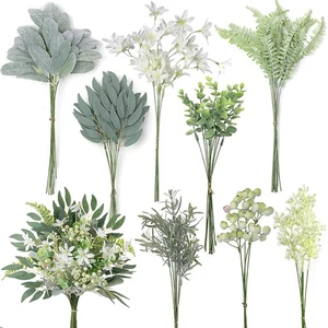 70 Pcs Artificial Greenery Stems Box Set,with 8 Kinds of Faux Plants and Fake... - Bild 1 von 9