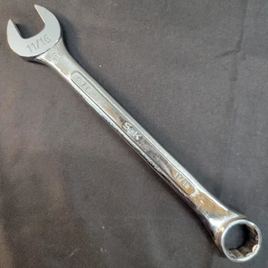 Vintage S-K 11/16” Forged Alloy Combination Wrench 12 Point, C-22 USA - Bild 1 von 12
