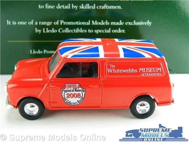 AUSTIN MINI VAN MODEL ENFIELD PAGEANT 2008 1:43 SCALE BMC CAR VANGUARDS LLEDO T - Image 1 of 4