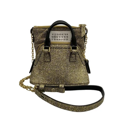 Auténtico Maison Margiela 5AC Baby SB3WG0048 cuero de lona marrón claro - Foto 1 de 4