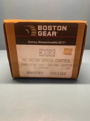 BOSTON GEAR BCX2010 AC MOTOR SPEED CONTROL - Image 1 of 2