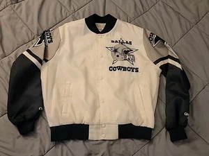 RARE Vintage Chalk Line Dallas Cowboys Fanimation Bomber USA Jacket XL EUC - Picture 1 of 16