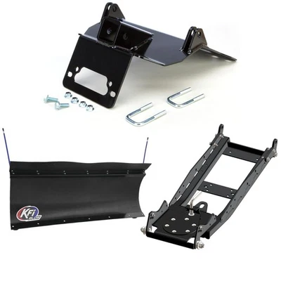 Kit de arado KFI para Yamaha Wolverine X4 YXF85 4x4 SE 2018-2019 con hoja de polietileno de 60" Foto 1 de 4