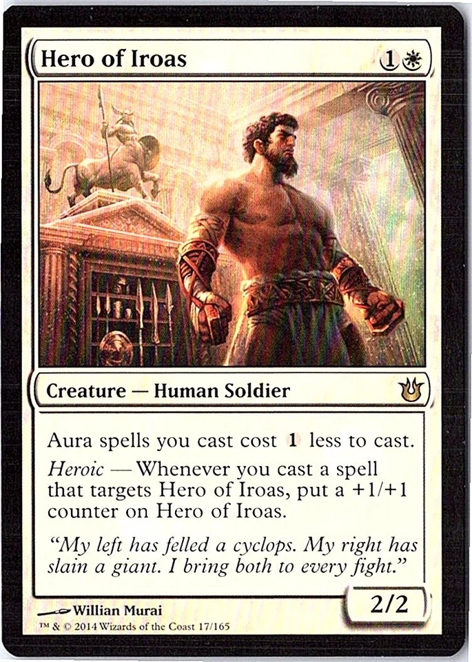 Hero of Iroas R Born of the Gods 17 Near Mint - Image 1 of 1