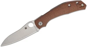 Spyderco Knifecenter Exclusive Kapara C241BMBNP - Burlap Micarta - Satin S90V - Picture 1 of 5