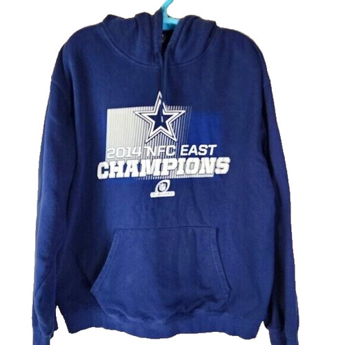 VETEMENTS Felpa con cappuccio blu da uomo NFL Team Apparel Dallas Cowboys 2014 NFC East Champions