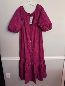NWT Rare RAKKAUSKIRJE Marimekko Love Letter Dress in TARJA Vintage Small Pink - Picture 1 of 9