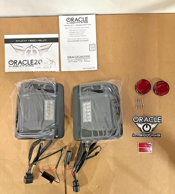 Luces traseras LED de montaje empotrado ORACLE Lighting lente tintada para Jeep Wrangler JL Foto 1 de 4