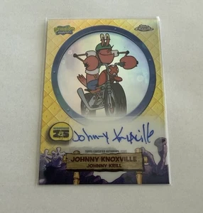 Autografo solo 2025 Topps Chrome SpongeBob #SA-JK Johnny Knoxville Johnny Krill - Foto 1 di 2