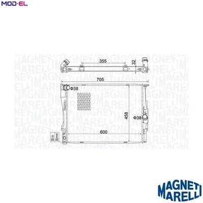 RADIATOR ENGINE COOLING 350213160700 FOR BMW X1/SUV/E84/SAV Z4/Roadster/E89 - Image 1 of 4