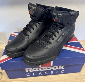 1999 Reebok Classic Lifestyle Herren Ex-O Fit Hi High Top US 10 schwarz Schuhe neu mit Karton - Bild 1 von 10