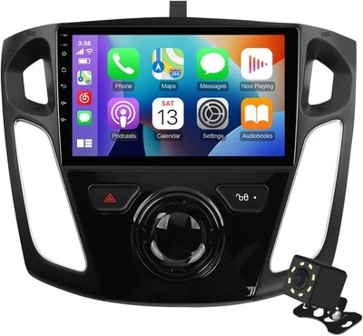 9 Inch IPS Touchscreen Android 13 Car Stereo for Ford Focus 2012-2018 with Wi... - Image 1 of 4