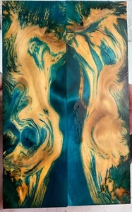 Stabilized Yellow Cedar Burl Knife Scales | YCB 340 - Picture 1 of 5
