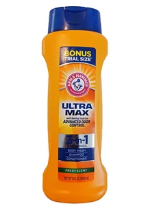 Champú acondicionador Arm & Hammer Ultra Max 3 en 1 lavado corporal aroma fresco - 12 oz - Imagen 1 de 2