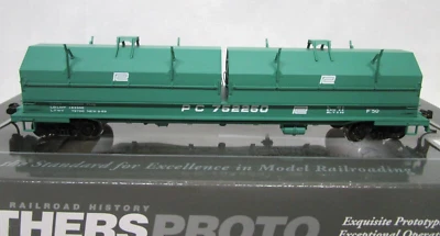 Walthers Proto HO Scale PC Penn Central 50' Evans Cushion Coil Car #752250 NOS - Image 1 of 4