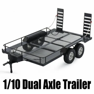 Für 1/10 RC Autoanhänger Metallanhänger Zubehör passend für Traxxas TRX4 Axial Scx10 - Bild 1 von 15