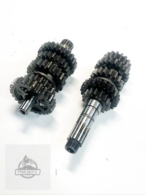 Honda CRF 450R CRF450 2007 02-07 transmisión OEM montaje tranny engranajes transmisión Foto 1 de 4