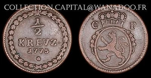 Deutschland 1/2 Kreuzen 1775 Plfalz-Sullbach - Picture 1 of 1