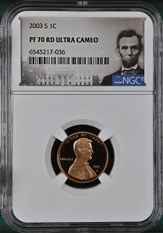 2003-S 1C LINCOLN MEMORIAL CENT NGC PF 70 RD ULTRA CAMEO TOP-POP HIGHEST-GRADES Cover
