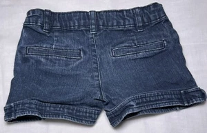 Lot Of 2 Jean Shorts/skirt Kids Size 4/5 Carters And Circo - Picture 1 of 6