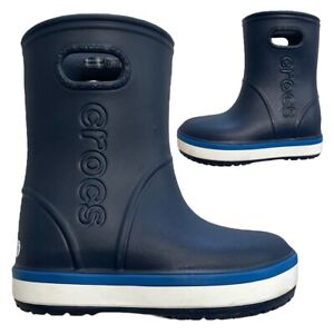 Crocs Crocband Rain Boot Kid's Unisex Blue Rain Boots Size 8 C