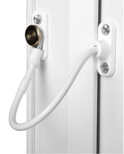 Restrictor de ventana Jackloc blanco giratorio (JACK-SW-W) - Imagen 1 de 3