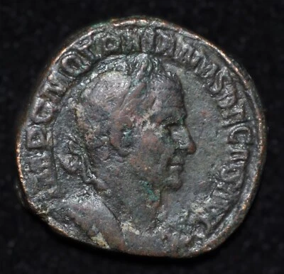 Trajan Decius - AE Sestertius, 249-51 CE, RIC-124, Roman Imperial Coin Foto 1 de 2