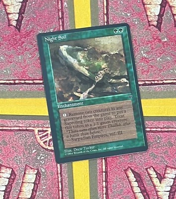 MTG NIGHT SOIL (Tucker) Fallen Empires  (Wyvern Back) (OldManMTG 007-567) - Image 1 of 4