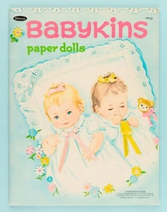 Vintage Original 1970 Whitman BABYKINS Paper Dolls #1982:69 UNCUT - Picture 1 of 15
