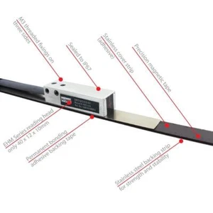 460 mm 18 7/64 \" Mini Magnetband Digitalanzeige Encoder Drehmaschine Fräse M-DRO - Bild 1 von 5