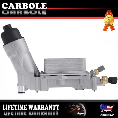 Conjunto de enfriador de carcasa de filtro de aceite para Jeep Grand Cherokee 2015 68310865AB Estados Unidos Foto 1 de 4