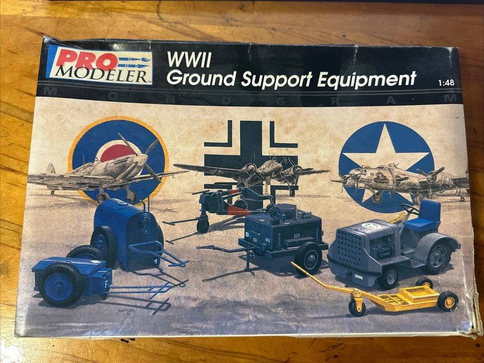 Pro Modeler WWII Ground Support Equipment -  1/48 Scale Model Kit  - Image 1 of 1