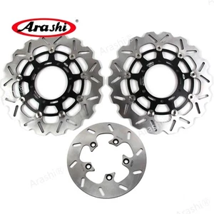 Front Rear Brake Disc Rotors for Suzuki GSXR750 GSXR600 2008 - 2017 2011 2012 - Picture 1 of 13