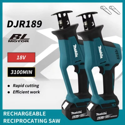 18V Electric Reciprocating Saw Brushless Rechargeable Wood Metal Cutting Saw - Image 1 of 4