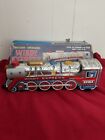 Vintage Battery Operated Locomotive Windy Express With Box By Shinsei Toytown