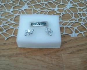SET Ring und Ohrstecker "Veronas Dreams" 925er Silber Blautopas 18 mm  QVC TV - Bild 1 von 3