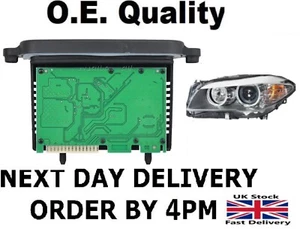 BMW 5 Series F10 F11 Halogen Headlight TMS Module 10-13 7258278 AND INSTRUCTIONS - Picture 1 of 6