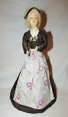 POUPEE DE MODE  TETE CIRE ANCIENNE - Photo 1/4