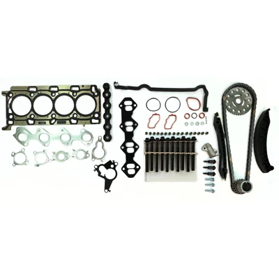 KIT CADENA DISTRIBUCIÓN MOTOR DIESEL RENAULT 2.0 CDTi M9R 16v JUEGO JUNTA CULATA + PERNOS Foto 1 de 3