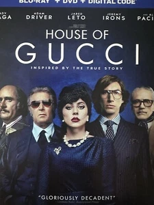 HOUSE OF GUCCI (2021) - BLURAY Slipcase BRAND NEW! *Region A* - Picture 1 of 2