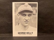 BASEBALL, GEORGE KELLY, Renata Galasso Inc., 1980 TCMA trading cards