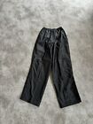 WEISE Unlined Rain Pant Black Waterproof Motorcycle Over Trousers Size M