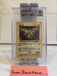 Pokémon TCG - Zapdos (016/102) - 1999 Base Set (Shadowless) Beckett (BGS) 9 - Bild 1 von 5