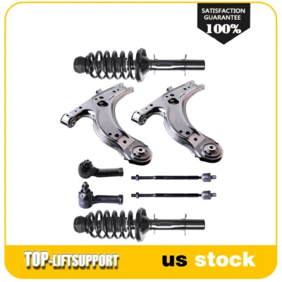Front Quick Struts Lower Control Arm Tie Rod For 2001-2005 Volkswagen Golf Jetta - Image 1 of 4
