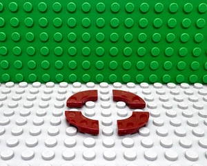 Lego 4 Rojo Oscuro 2x2 Azulejo Esquinero Redondeado NUEVO - Imagen 1 de 1
