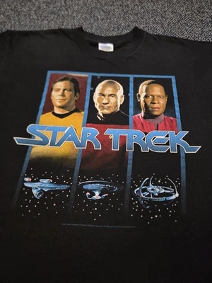 Camisa Vintage Star Trek Años 90 Talla XL 1994 TV Película Promo  Foto 1 de 4