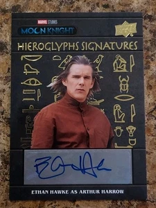 2023 Moon Knight Heiroglyphs Signatures Ethan Hawke as Arthur Harrow Auto - Picture 1 of 2