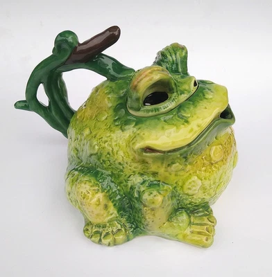 Toad / Frog Ceramic Teapot by Blue Sky Ceramics 2012 New with Tag - Image 1 of 4