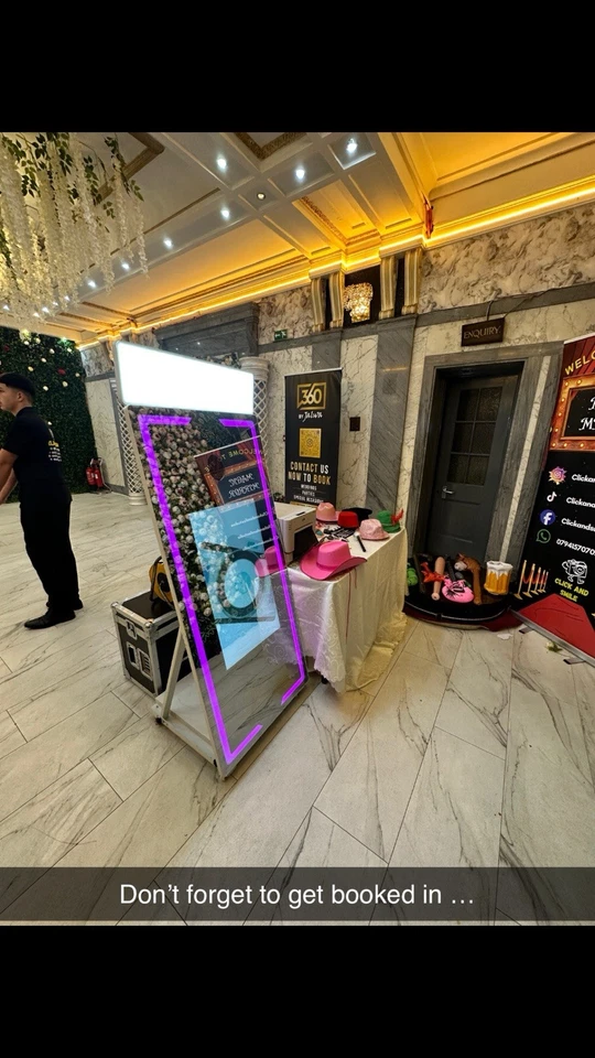 Magic Mirror PhotoBooth  For Hire At Weddings & Parties events etc - Image 1 of 1